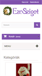 Mobile Screenshot of ezosziget.hu