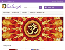 Tablet Screenshot of ezosziget.hu